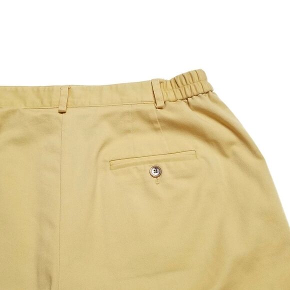 VINTAGE 90s Talbots Yellow High Rise Mom Shorts - Picture 6 of 8